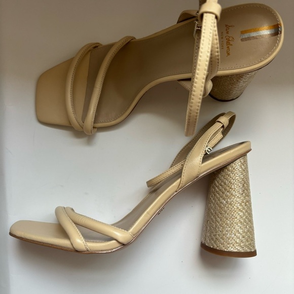 Sam Edelman Kia Block‎ Heels  sandal Floor Sample Sz 12 - Picture 2 of 7